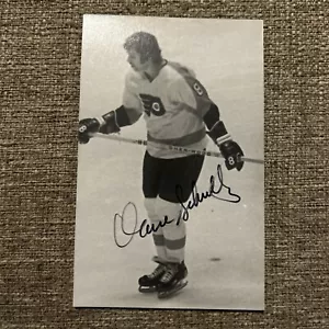 Dave Schultz Vintage Hand Signed Autograph Auto Postcard Philadelphia Flyers - Picture 1 of 2