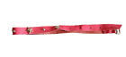 Damen-Leder-Grtel mit Dornschliee - pink mit Nieten -  94 cm - 3 cm breit