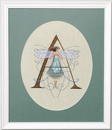 Nora Corbett 十字绣图案 - Nora 字母系列字母 - 字母 A — 第 1/1 张图片