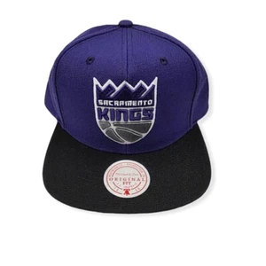 Mitchell & Ness Sacramento Kings Team 2 Tone 2.0 Adjustable Snapback Hat Cap - Picture 1 of 6