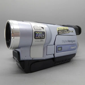 Sony Handycam DCR-TRV355E Handheld Digital8 8mm Camcorder Silver Tested - Picture 1 of 10