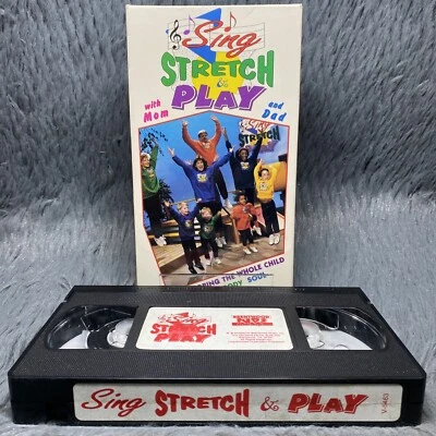 Sing Stretch & Play with Mom & Dad VHS 1994 Tape Brentwood Kids Company Film - Image 1 of 4