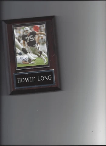 HOWIE LONG PLAQUE OAKLAND RAIDERS LA FOOTBALL NFL Cover