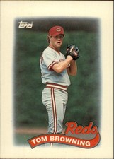 1989 Topps Mini Leaders #6 Tom Browning - NrMt+