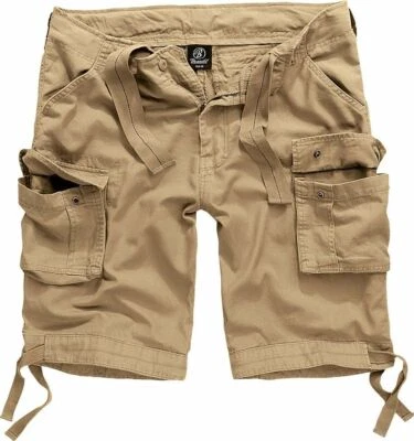 Brandit Bermuda Shorts Man Military Urban Legend Shorts Over Sizes Beige - Imagem 1 de 4