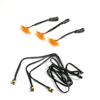 Amber LED Car Front Grille Light 3pcs/Kit Fit For Toyota FJ Cruiser 2007-2014 - image 1 of 4