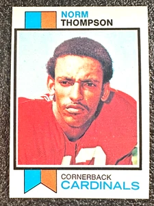 1973 Topps Football #72 Norm Thompson (RC) ExMt - Picture 1 of 2