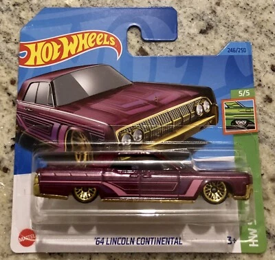 Hot Wheels ‘64 LINCOLN CONTINENTAL VIOLA 2023 1:64 - Immagine 1 di 2