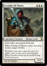 Tivadar of Thorn NM MTG TS Time Spiral 2B3