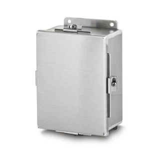 Cubierta abrazadera JIC de aluminio AUSTIN AB-14126JCA caja de conexiones, 14x12x6, NEMA 4X - Imagen 1 de 2