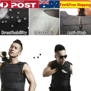 Anti-stab Body Armour Vest Defence Knife Stab Proof Tactical Training Protective - Picture 1 of 9