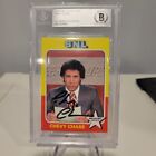 Chevy Chase Autographed SNL Weekend Update Card. Beckett Slabbed / Authenticated