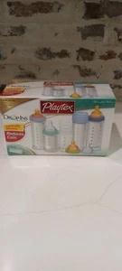 Vtg 2005 PLAYTEX Drop-Ins System 5 Bottle Original Gift Set Baby Nursers Sealed - Picture 1 of 5