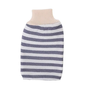 Stripe Bathing Towel Double-Faced Cleaning Shower Towel for Woman Man Lady - Picture 1 of 12
