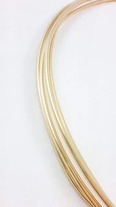 22 Gauge, 14/20 Yellow Gold Filled Wire Half Hard Round 14K Gold Filled Made ... - Picture 1 of 2