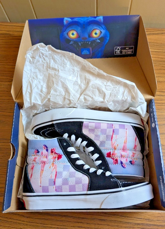 Kpop Demon Hunters x VANS Sk8-Hi Golden Rumi Zoey Mira, GS Talla 3.5 Niños EN MANO Foto 1 de 4