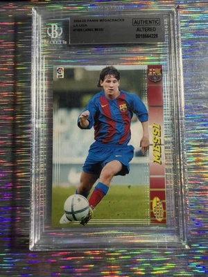 Lionel Messi 2004 Panini Megacracks La Liga #71BIS Rookie BGS 📈💎🐐 - Image 1 of 2