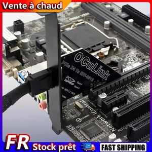 Carte adaptateur PCIe vers SFF 8611&8612 PCIe 4.0X4/X1 vers Oculink Adapter - Photo 1/18