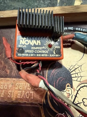 Vintage Novak T-4 Tempfet ESC Electronic Speed Control! Powers On ! - Image 1 of 4
