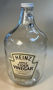 Vintage Heinz Apfelessig Flasche Krug leer Glas 1 eine Gallone Glas - Bild 1 von 6