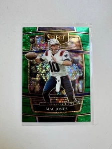 2021 Select MAC JONES Concourse Green Disco Prizm 5/5 RC #51 SSP - Picture 1 of 4