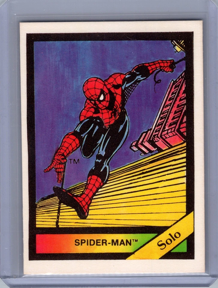 1987 COMIC IMAGES MARVEL UNIVERSE I #58 SPIDERMAN VINTAGE CARD NM - Image 1 of 2