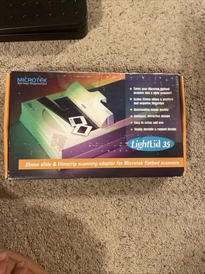 Microtek LightLid 35mm Slide and Filmstrip Scanning Adapter Slide Scanner NOS - Image 1 of 4