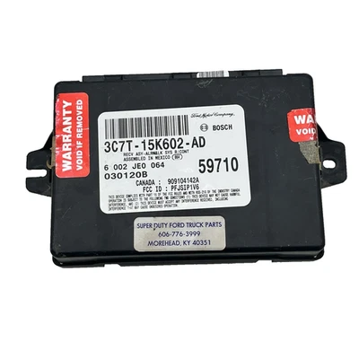 2002 - 2007 Ford F250 F350 CORE Multifunction Keyless Module 3C7T-15K602-AE OEM - Image 1 of 4
