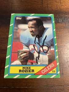 1986 Topps - Mike Rozier #351 (RC)rookie Card. Signed /autographed-No COA - Picture 1 of 7