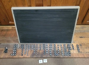 Quartet Magnetic Board, 24" x 18", With 125 Letters Included Vintage - Picture 1 of 24
