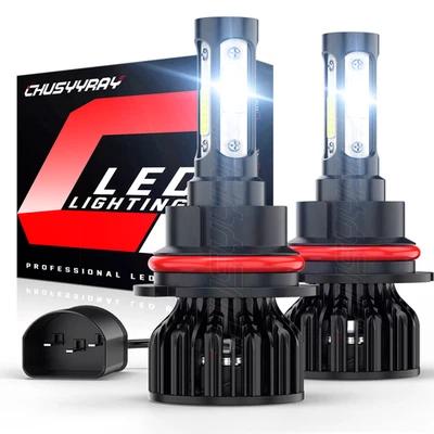 For Dodge Ram 4000 1997-1998 2x 9007 HB5 6000K LED Headlight Bulb High Low Beam - Image 1 of 4