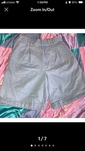 Women's Chic Shorts Missies Size 14 Pleated - Picture 1 of 7