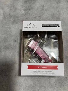 New Hallmark Minecraft Axolotl Christmas Tree Holiday Ornament Redbox - Picture 1 of 2