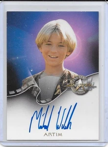 2000 Skybox Star Trek Cinema Michael Welch Artim Signed AUTO A19 SP TNG RARE - Picture 1 of 1