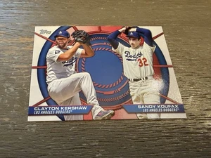 2025 Topps Serie 2 - Dúos dinámicos Clayton Kershaw, Sandy Koufax #DD-8 Dodgers - Imagen 1 de 2