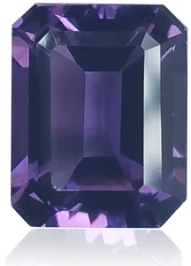 💜 Amethyst Natural Emerald Cut 10x8mm 💜 - Picture 1 of 12