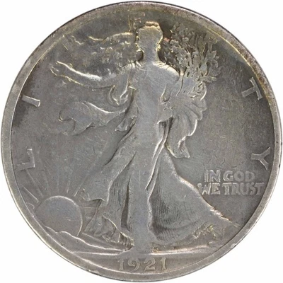 1921 Walking Liberty Silver Half Dollar VG Uncertified #107 - Image 1 of 2