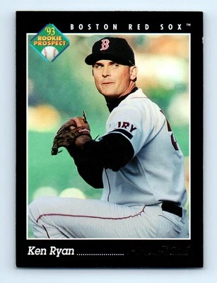 1993 Pinnacle Ken Ryan RC Boston Red Sox #278 - Image 1 of 2