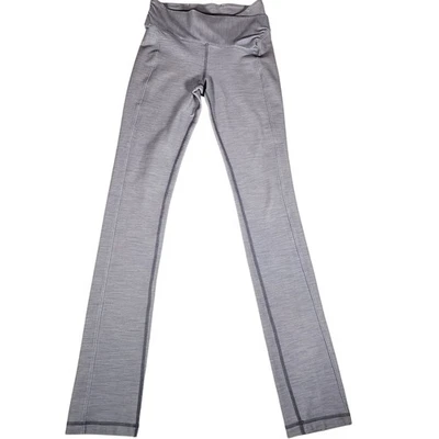 Брюки для йоги Lululemon спортивные с высокой талией эластичные серые спортивные размер 26 - Изображение 1 из 4