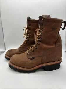 Red Wing Leather Boots Logger Max Soft Toe 620 Sz 12 D Waterproof - Picture 1 of 18