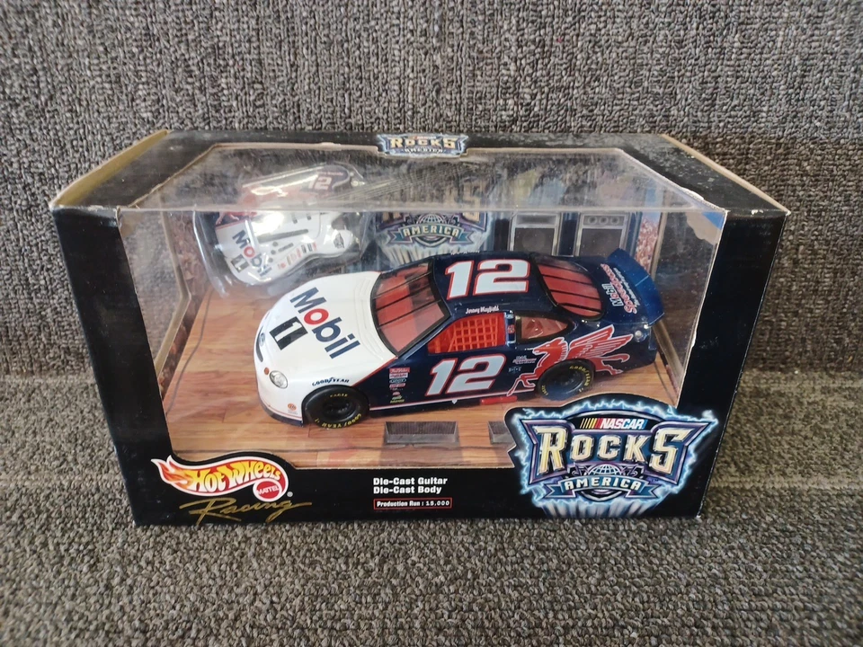 Guitarra Hot Wheels Mattel Diecast 1/24 Nascar Rocks America Jeremy Mayfield #12 Foto 1 de 1