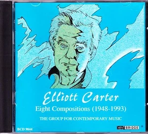 ELLIOTT CARTER CD Eight Compositions (1948-1993) - Bridge BCD-9044 - Foto 1 di 2