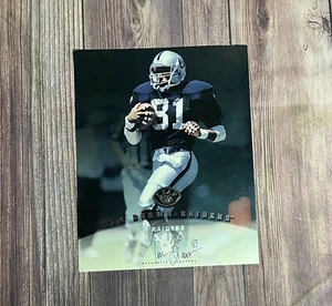 1997 Leaf Signature Edition Tim Brown Autograph Signed 8x10 Oakland Raiders - Picture 1 of 3