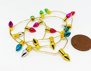 Dolls House Light String Decoration Party Christmas 50cm Tumdee 1:12 Scale GL - Picture 1 of 8