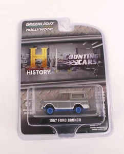 Ford Bronco 1967 Greenlight Counting Cars exclusivo de Walmart Blue Wheel Chase - Imagen 1 de 4