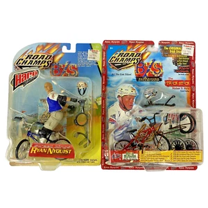 Road Champs BXS Haro Bikes Ryan Nyquist Figure JAKKS Pacific NRFP Die Cast Bikes - Picture 1 of 5
