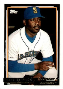 1992 Topps Gold #411 Mike Jackson Seattle Mariners - Picture 1 of 2