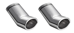Exhaust Tips For Ford Mondeo MK4 MK5 BA7 TDCi Tailpipes Stainless Steel - Picture 1 of 1