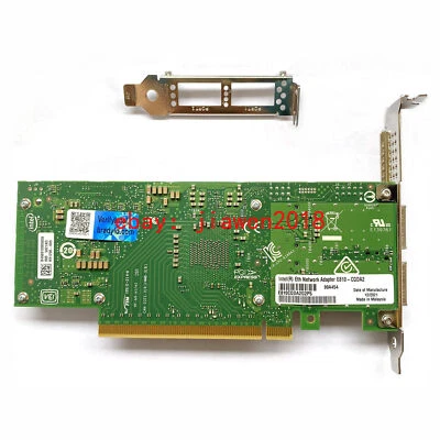 E810-CQDA2 Intel 100GbE 2Port QSFP28 Eth Network Adapter E810CQDA2 E810CQDA2G2P5 - Image 1 of 4