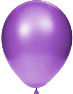 Creative Converting 329623 180-Count 12-Inch Latex Balloons Amethyst Purple - Image 1 of 2